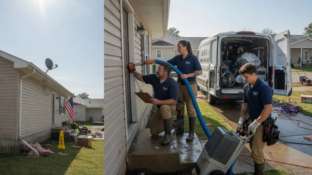 Ceiling Water Damage Restoration in Hodge, LA near me